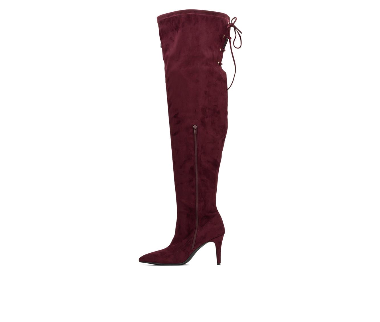 Women's Fashion to Figure Larissa XWC Over the Knee Heeled Boots