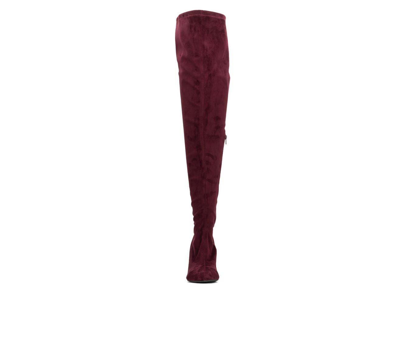 Women's Fashion to Figure Larissa XWC Over the Knee Heeled Boots