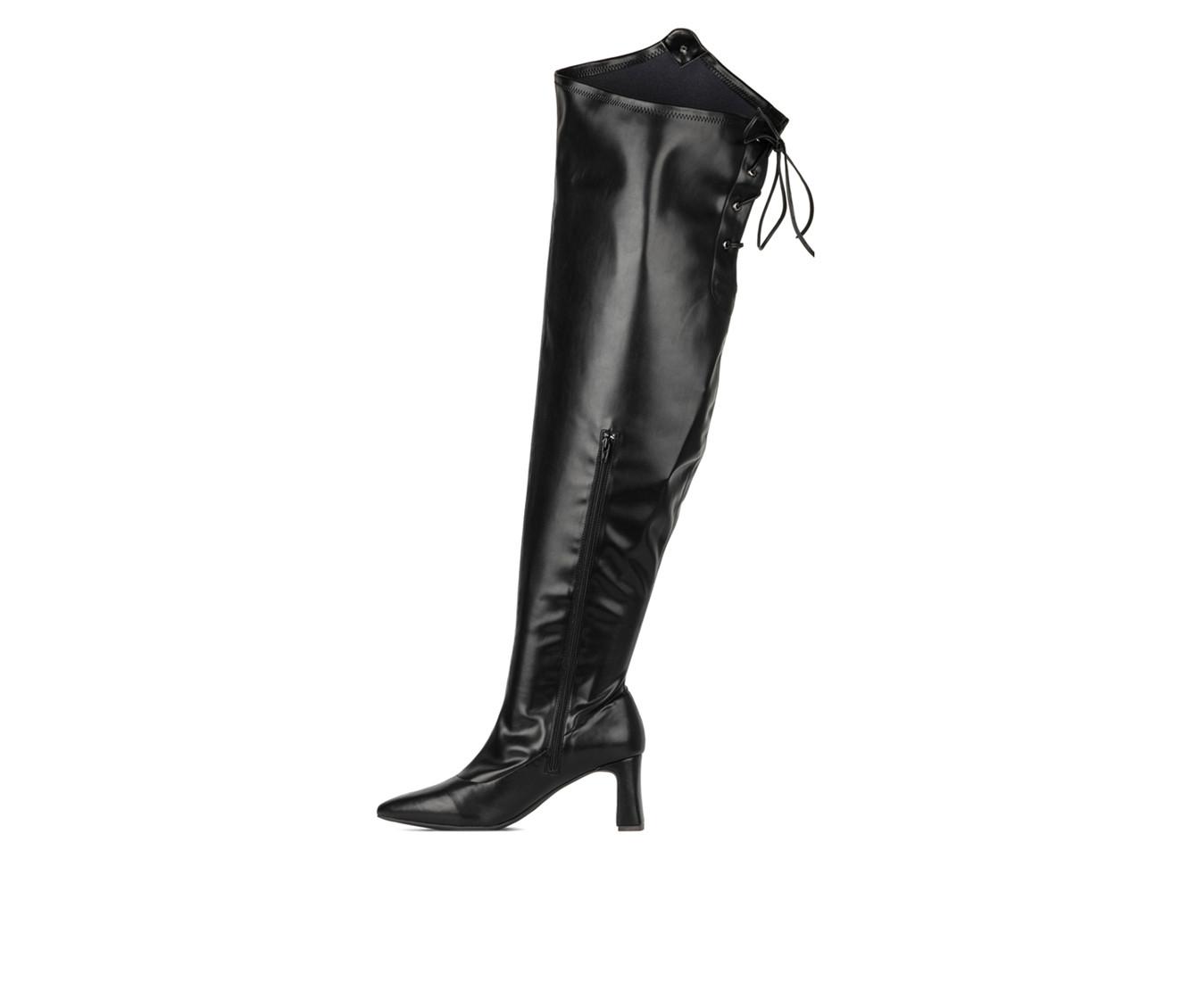 Women's Fashion to Figure Krista XWC Knee High Heeled Boots