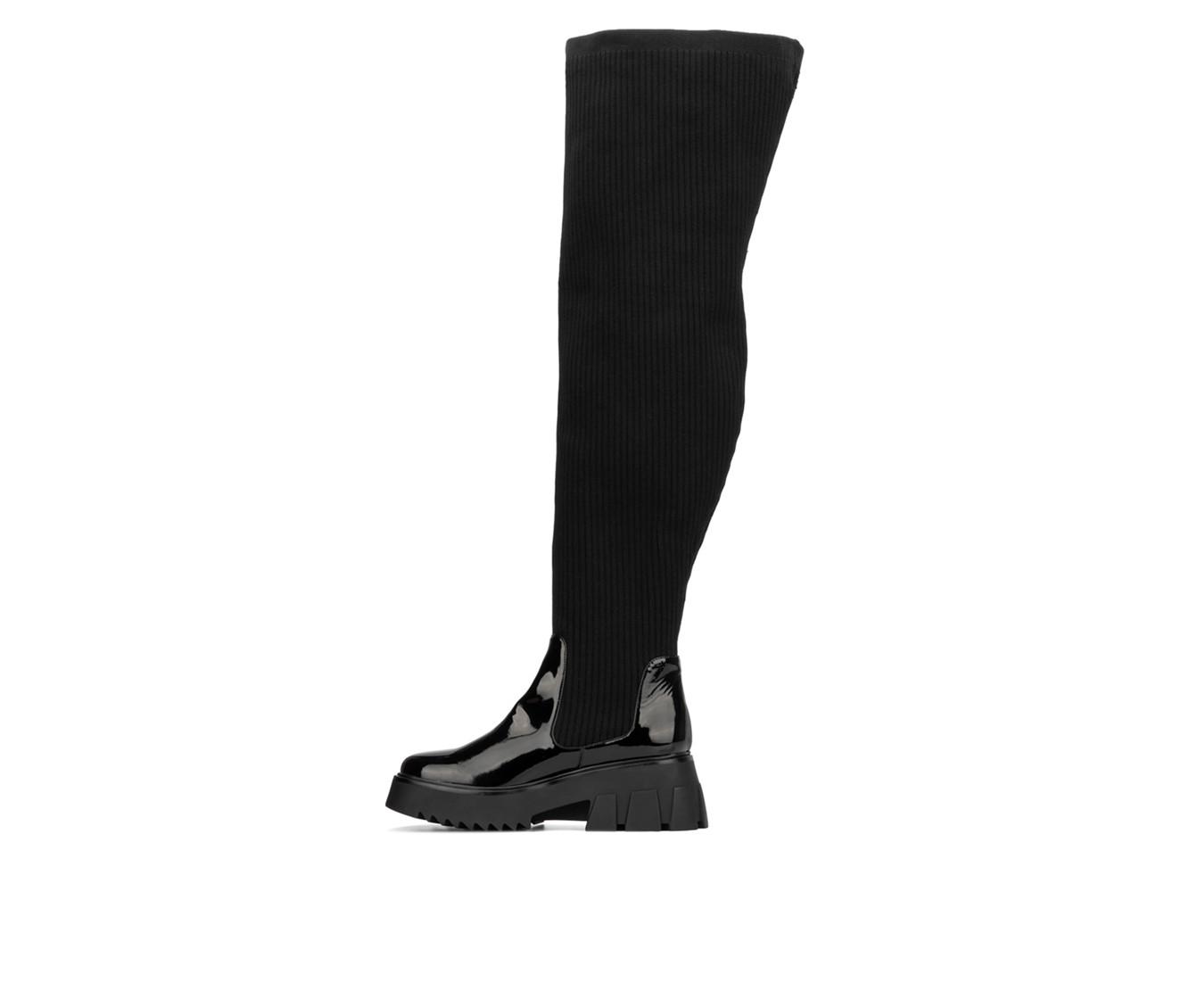 Women's Fashion to Figure Odelia XWC Over the Knee Boots