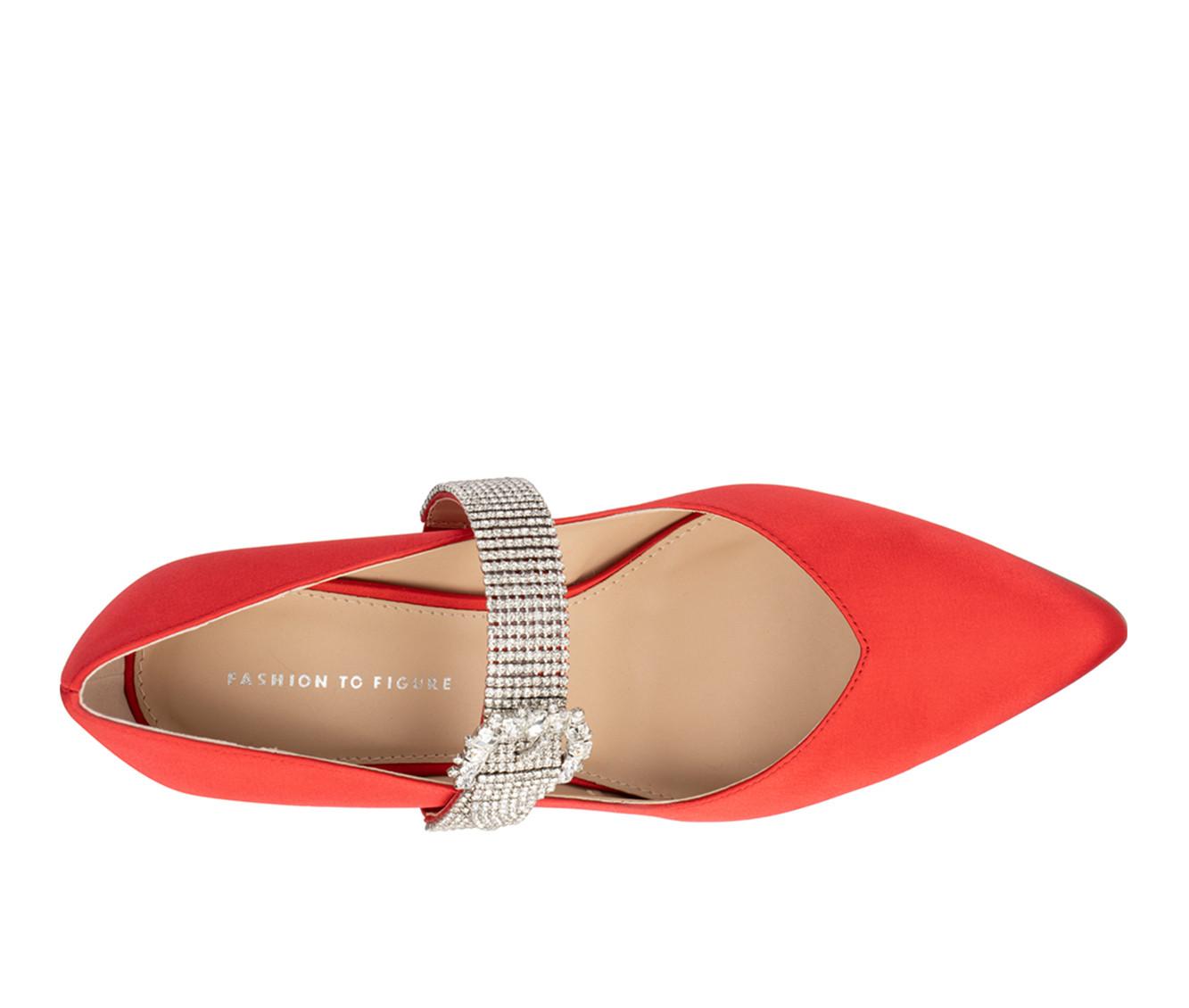 Women's Fashion to Figure Faith Wide Width Special Occasion Shoes
