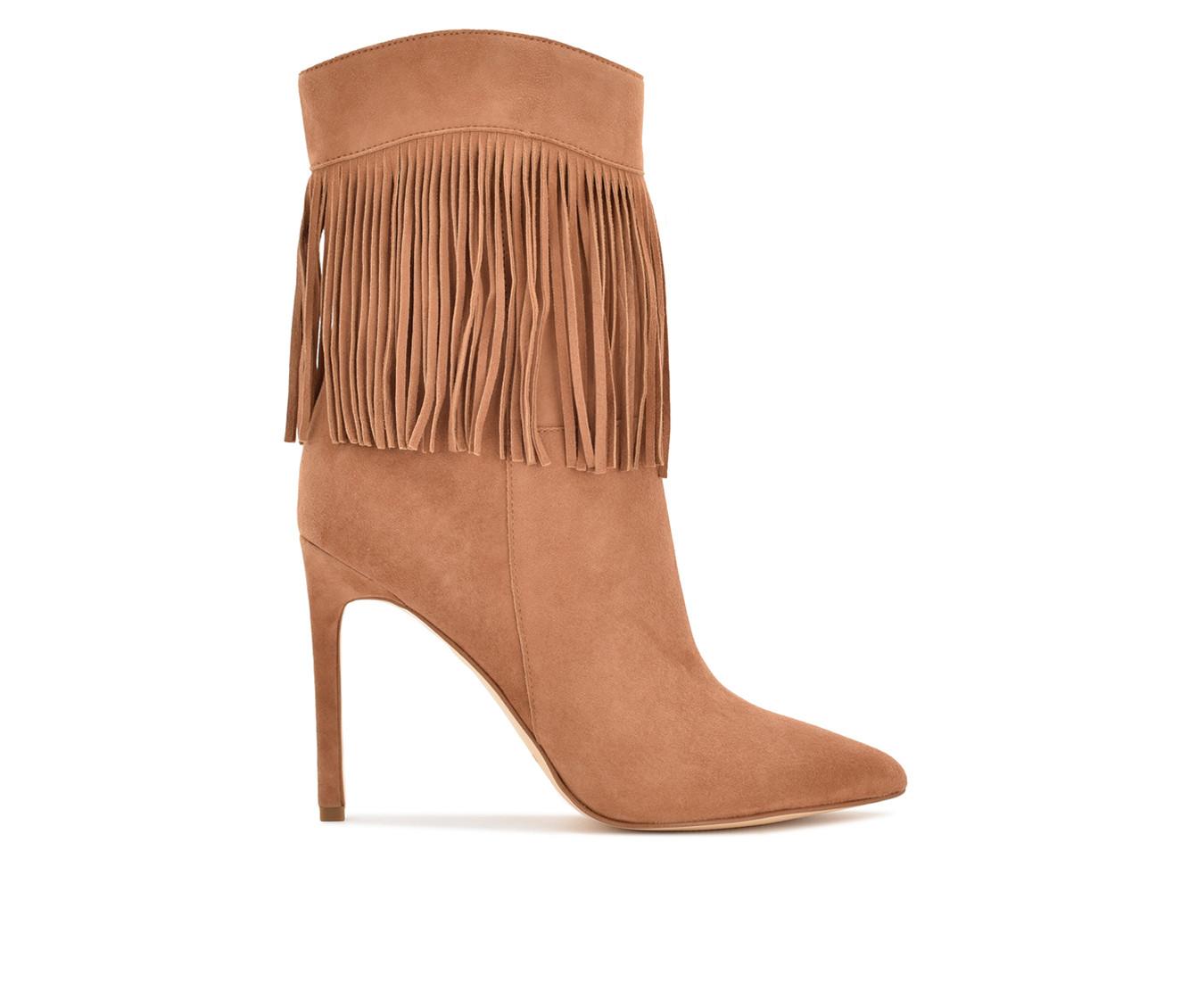 Womens fringe clearance booties