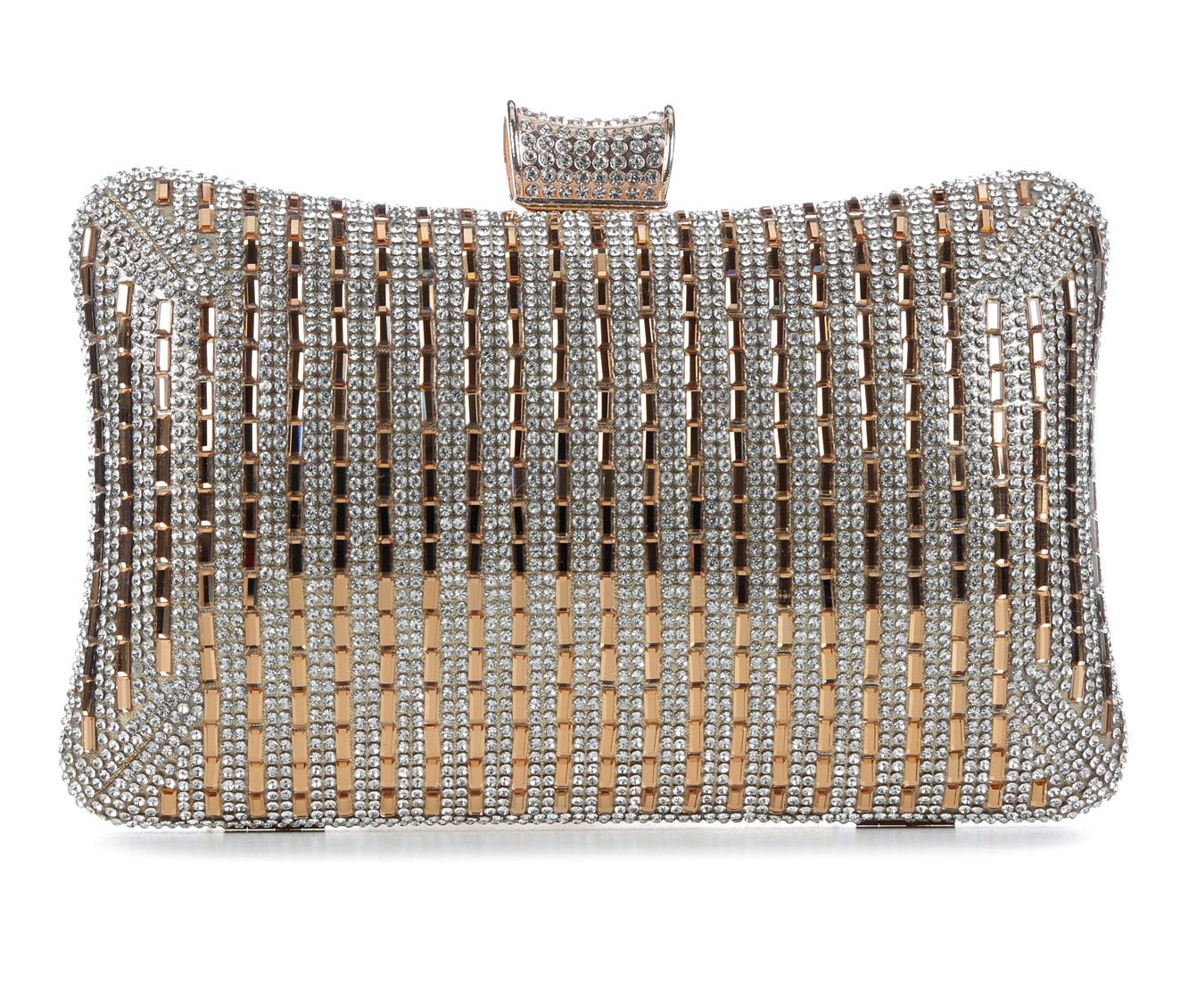 Vanessa Crystal Curve Clutch