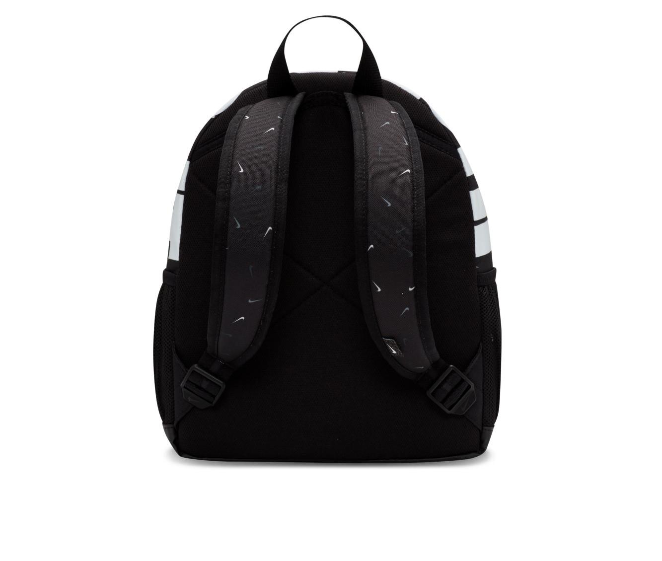 Nike Kids Mini Brasilia Backpack in Black Black White