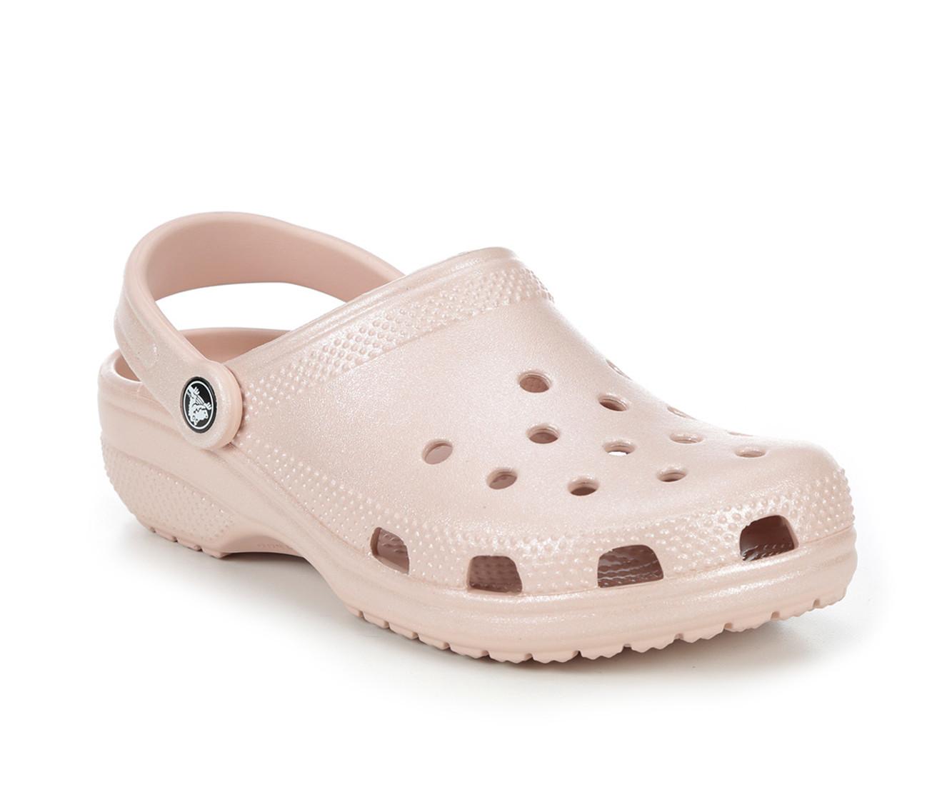 Adults' Crocs Classic Shimmer Clogs