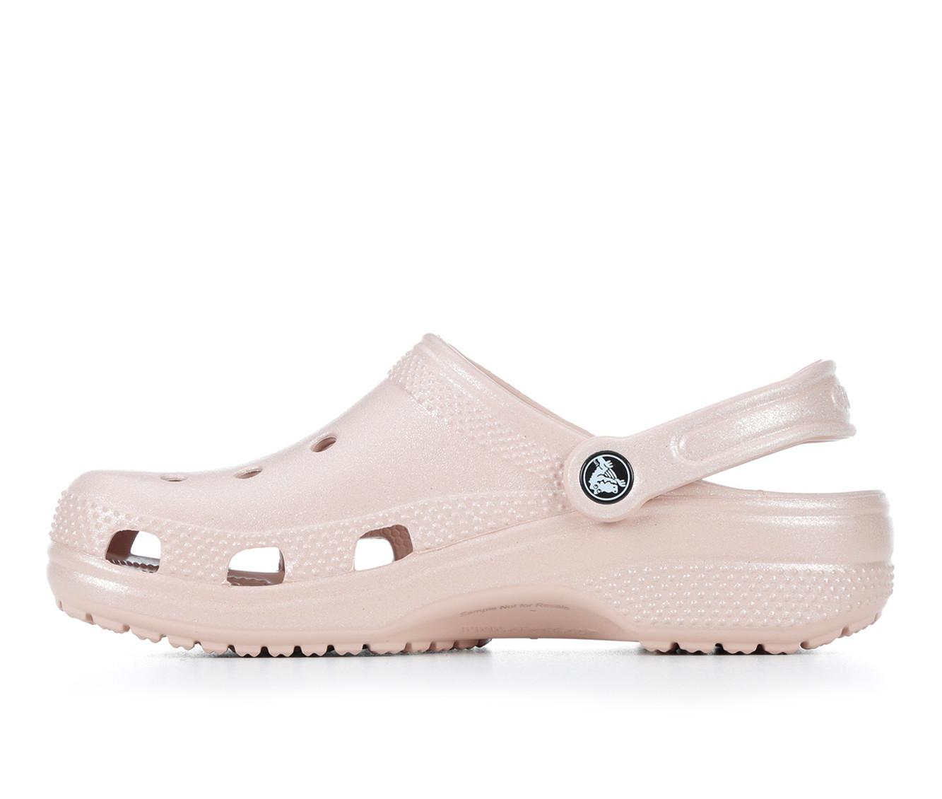 Adults' Crocs Classic Shimmer Clogs