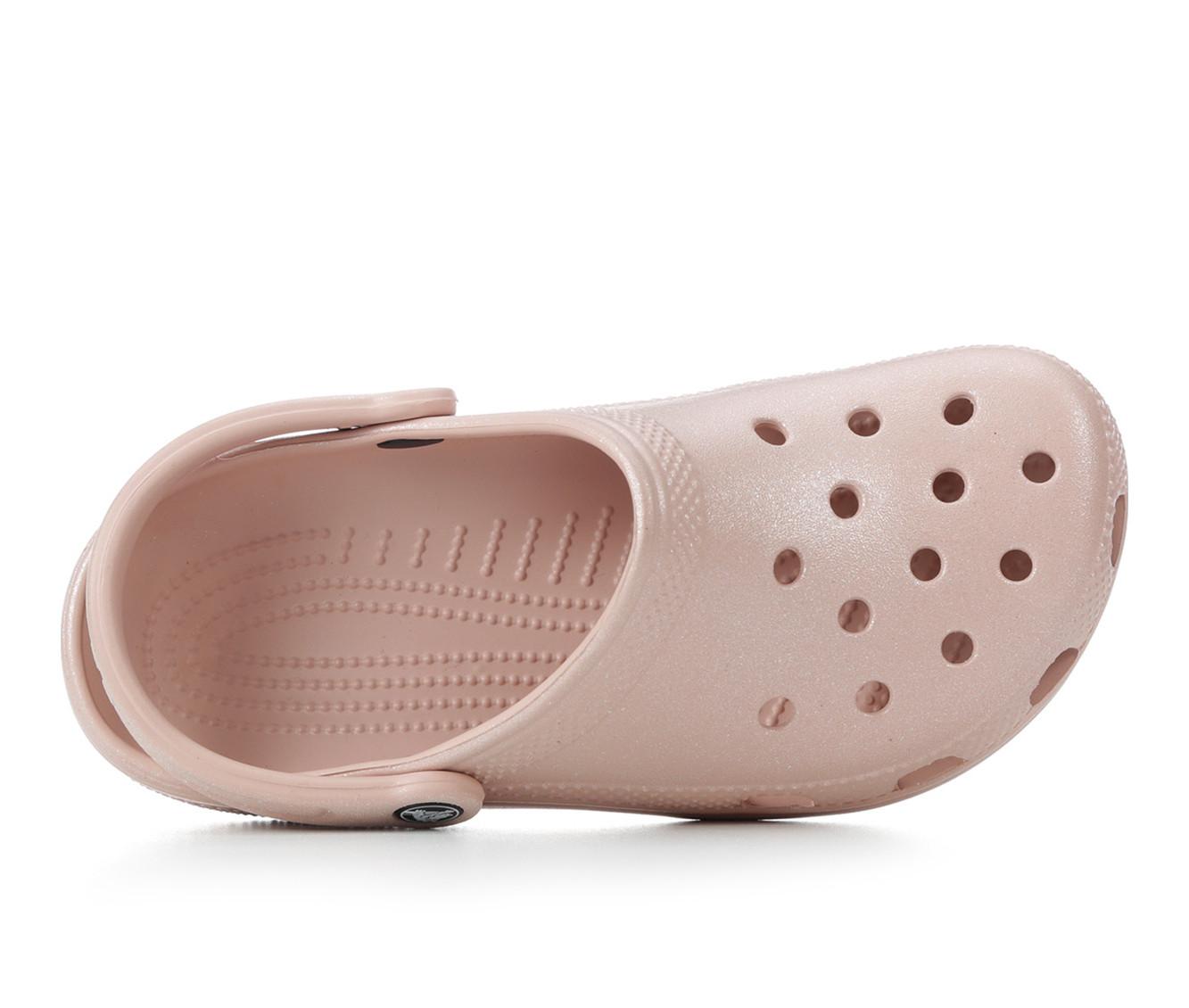 Adults' Crocs Classic Shimmer Clogs