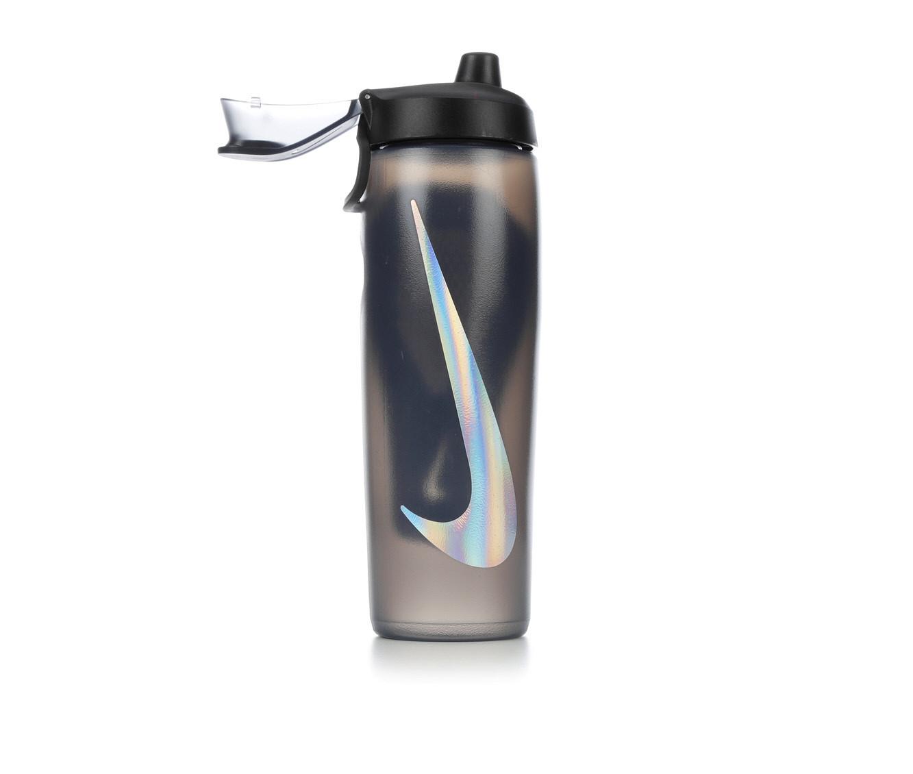 Nike Refuel Water Bottle with Locking Lid - Anthracite Black & Silviridescent - 32 oz