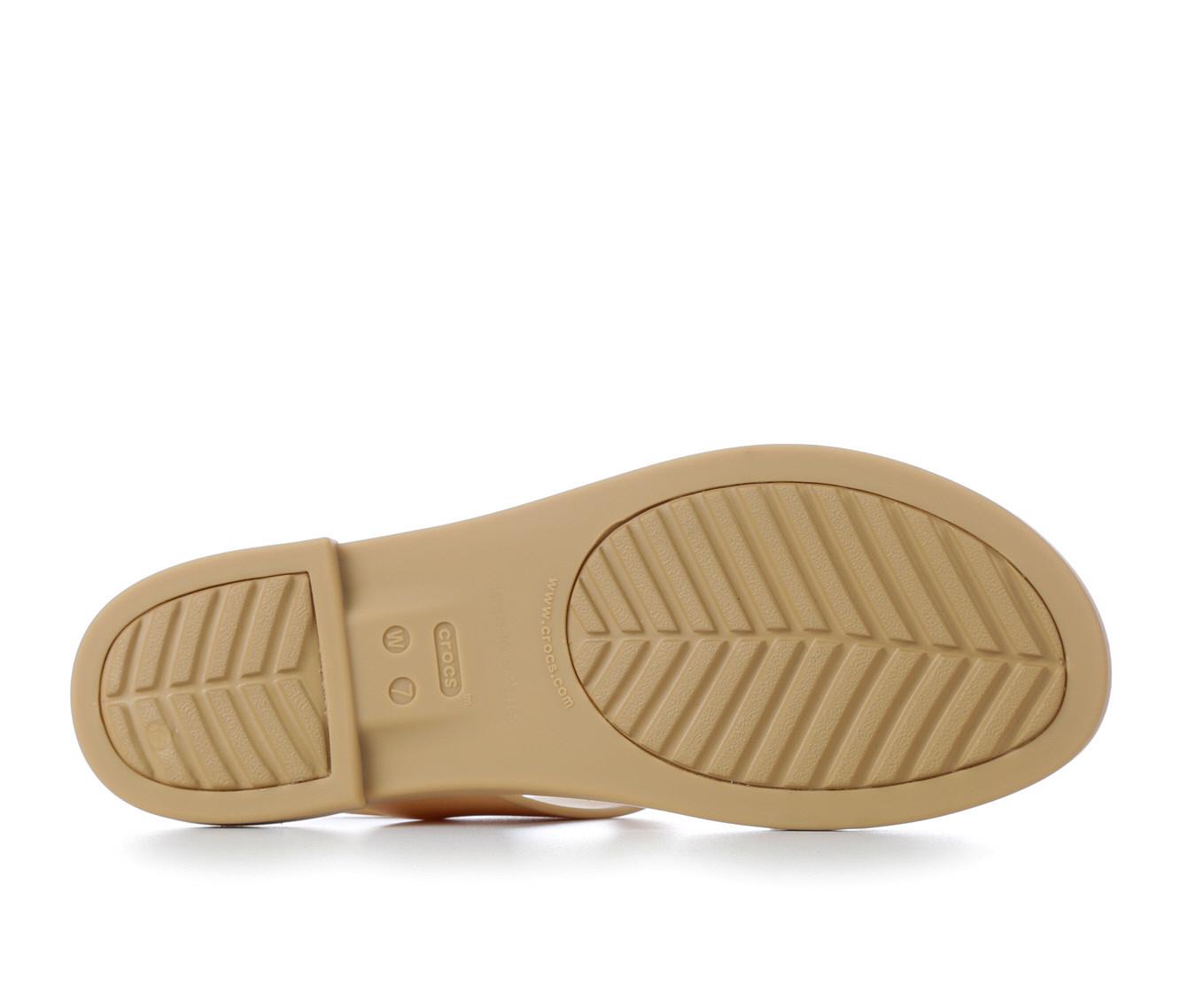 Women's Crocs Tulum Shimmer Sandals Shoe Carnival