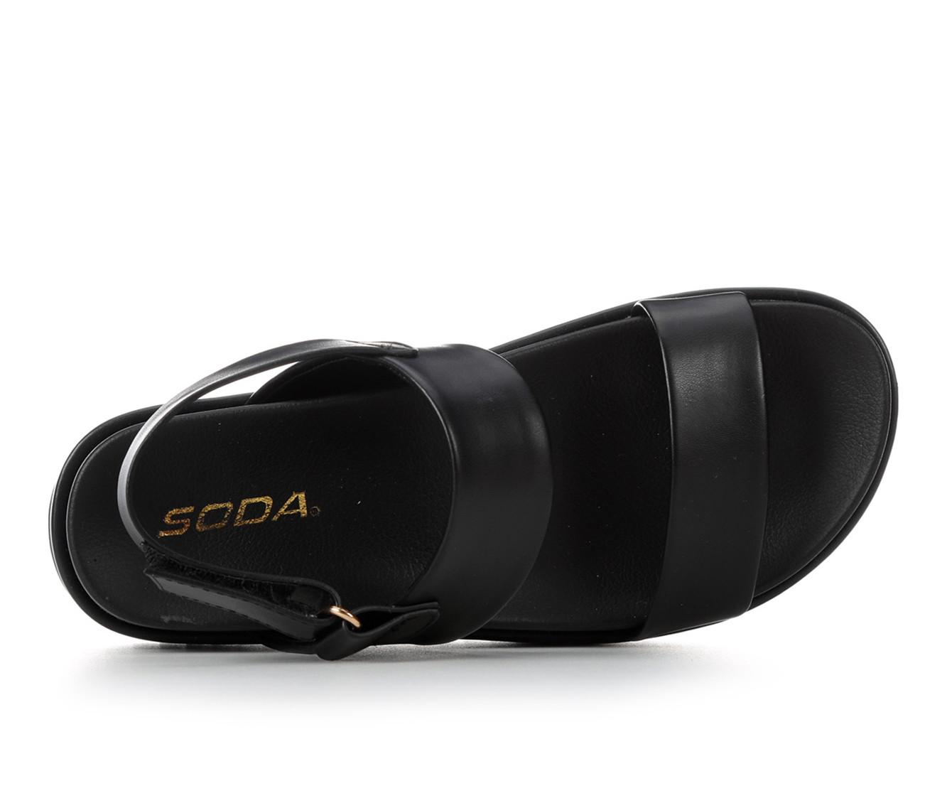 Soda clearance black sandals