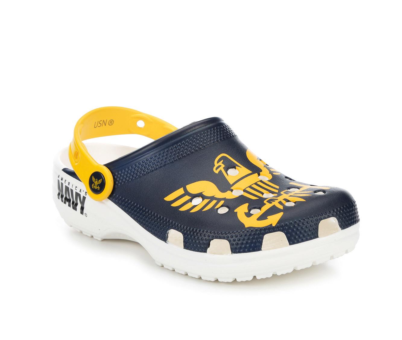 Adults' Crocs Classic US Navy Clogs