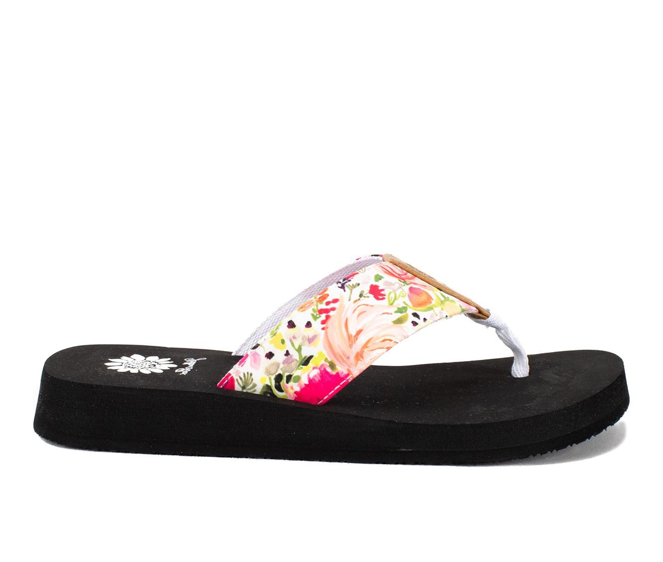 Women's Yellow Box Fanya Flip-Flops