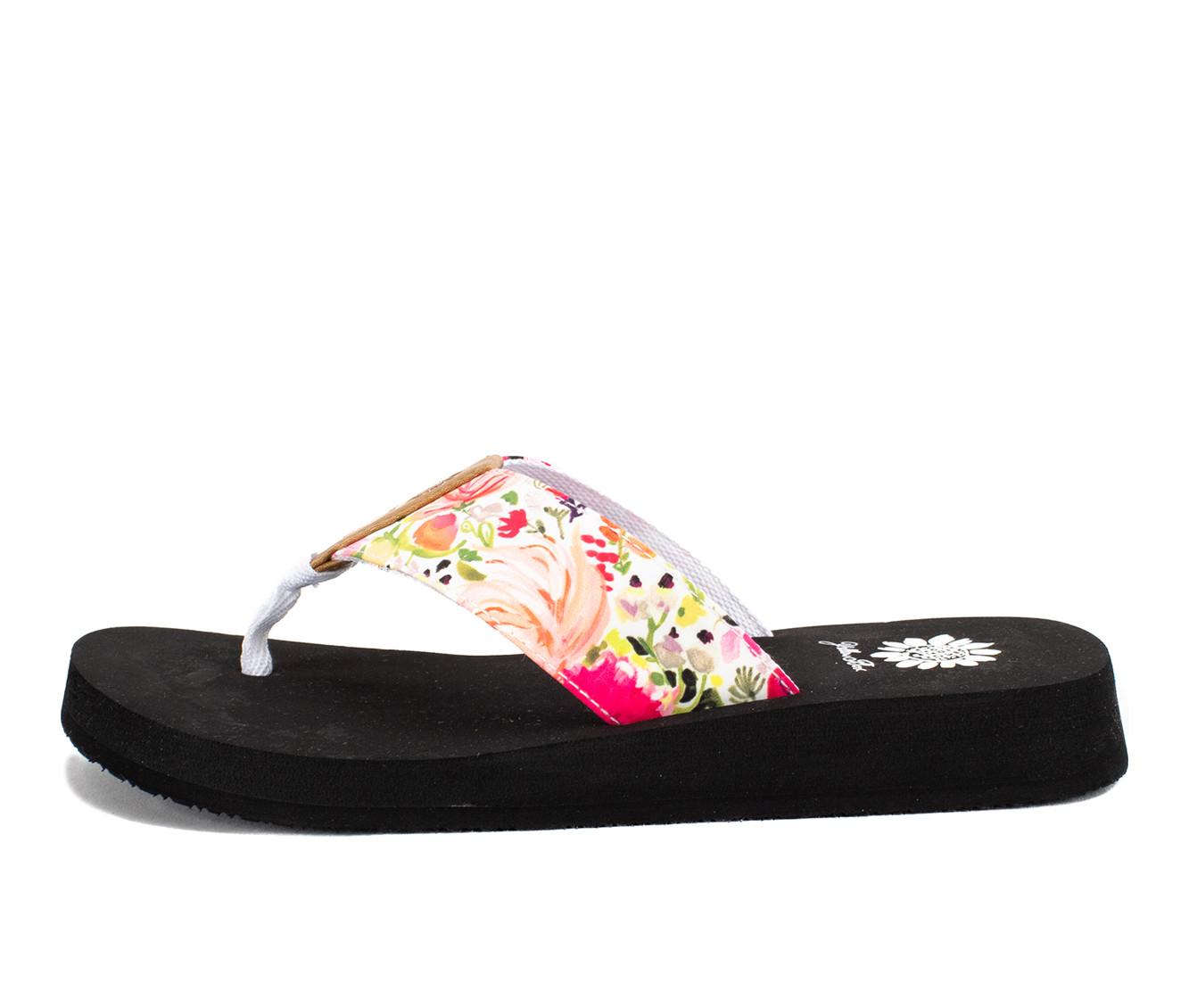Women's Yellow Box Fanya Flip-Flops