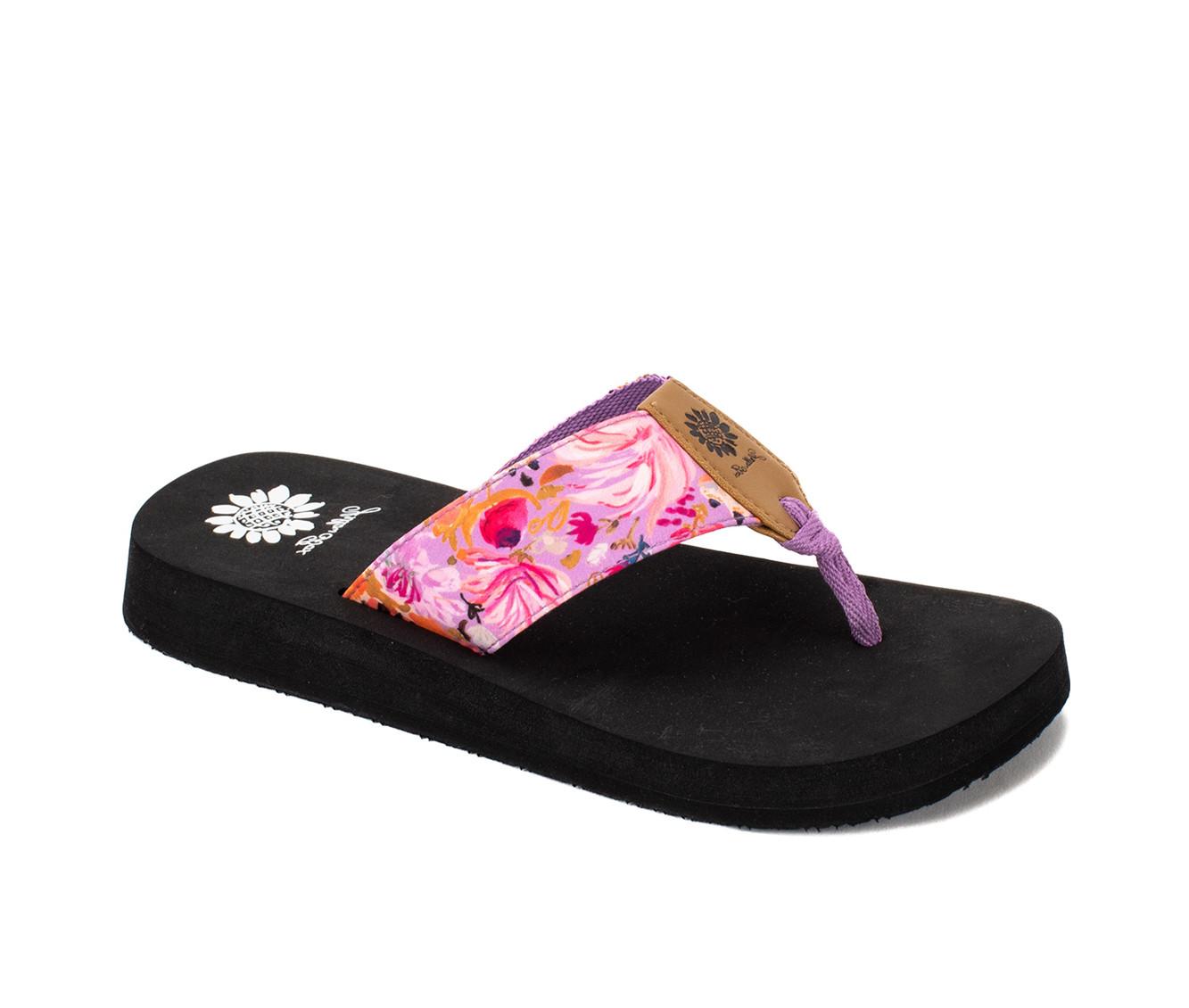 Women's Yellow Box Grant Flip-Flops