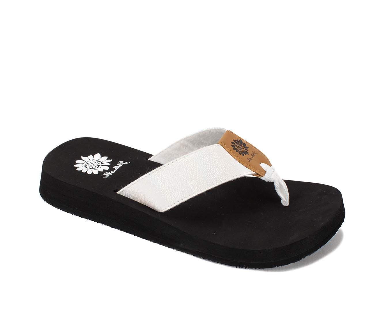 Women's Yellow Box Flamber Flip-Flops