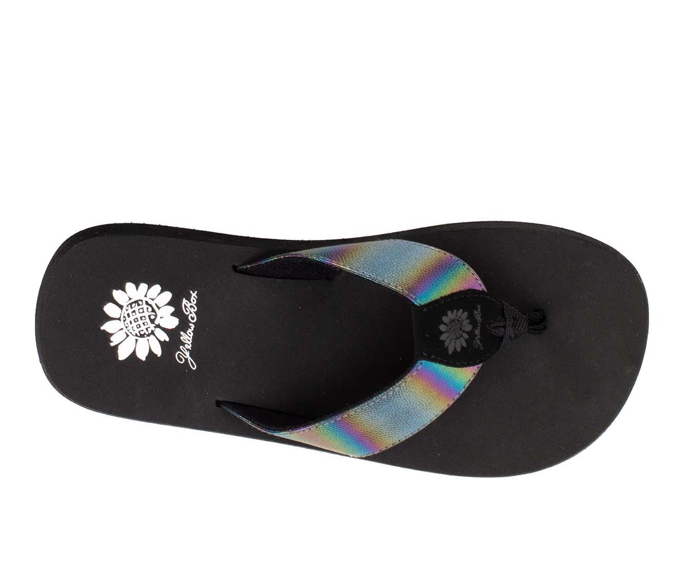 Women's Yellow Box Oria Flip-Flops