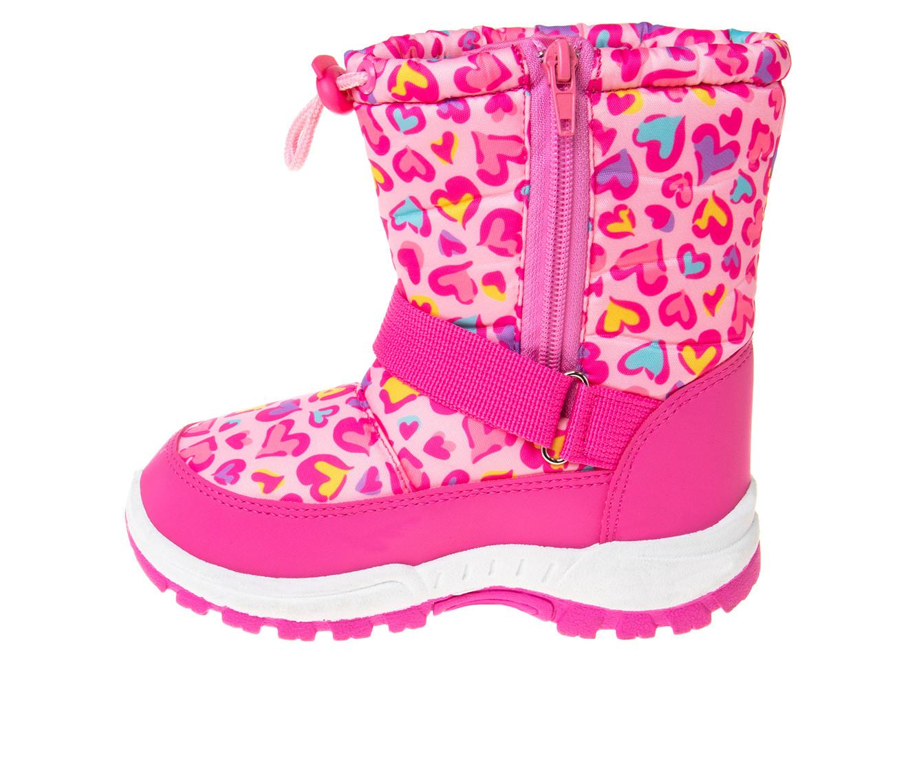 Girls' Rugged Bear Toddler & Little Kid Heart of Hearties Winter Boots