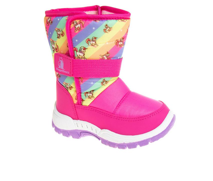 Girls' Rugged Bear Toddler & Little Kid Rainblocks Winter Boots