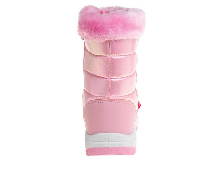 Girls' Rugged Bear Little Kid & Big Kid Fur Heart Tower Winter Boots