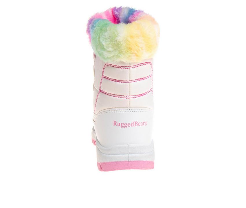 Girls' Rugged Bear Little Kid & Big Kid Pastel Heart Winter Boots