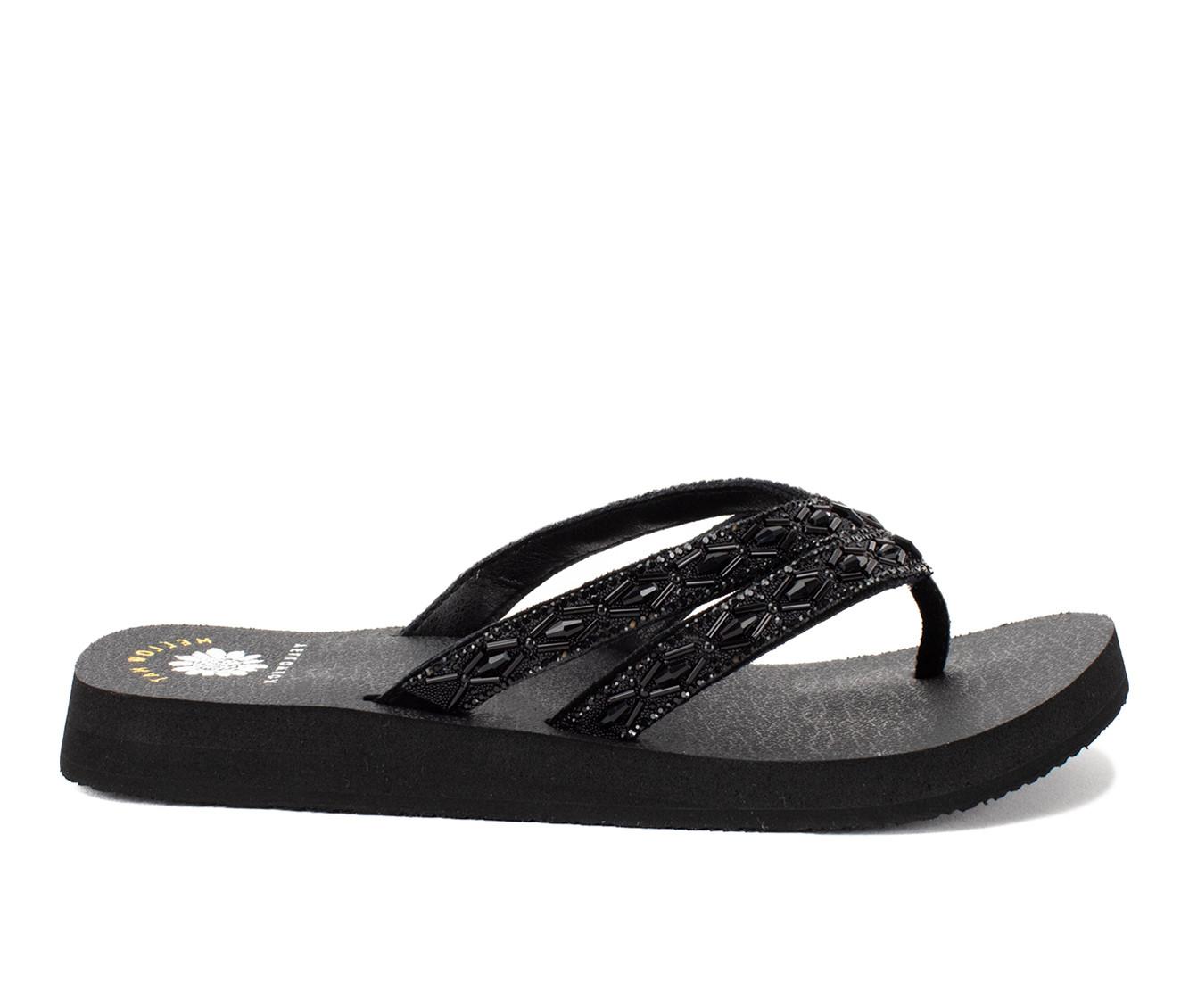 Women's Yellow Box Grant Flip-Flops