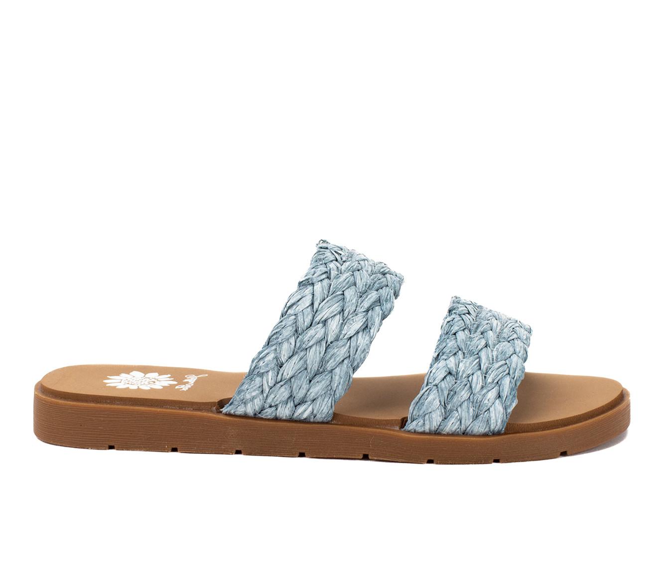 Women's Yellow Box Filbert Sandals