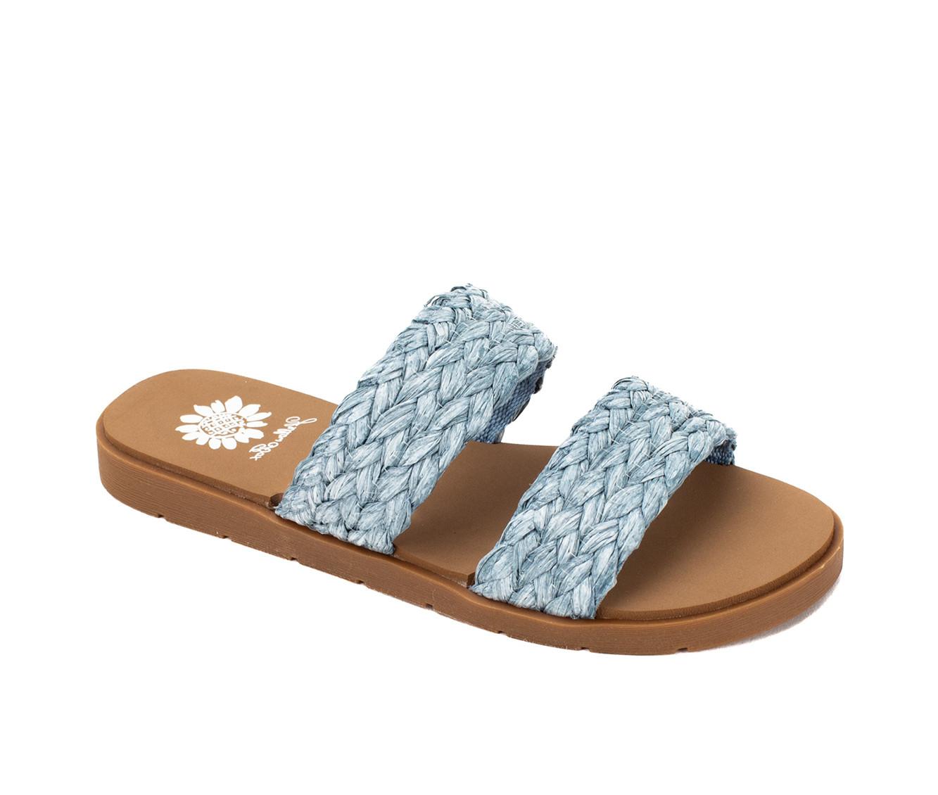 Women's Yellow Box Filbert Sandals