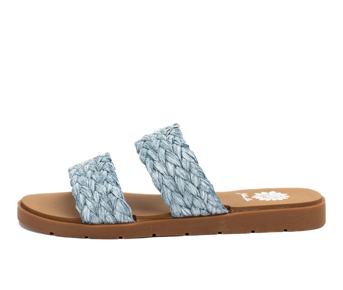 Women's Yellow Box Filbert Sandals