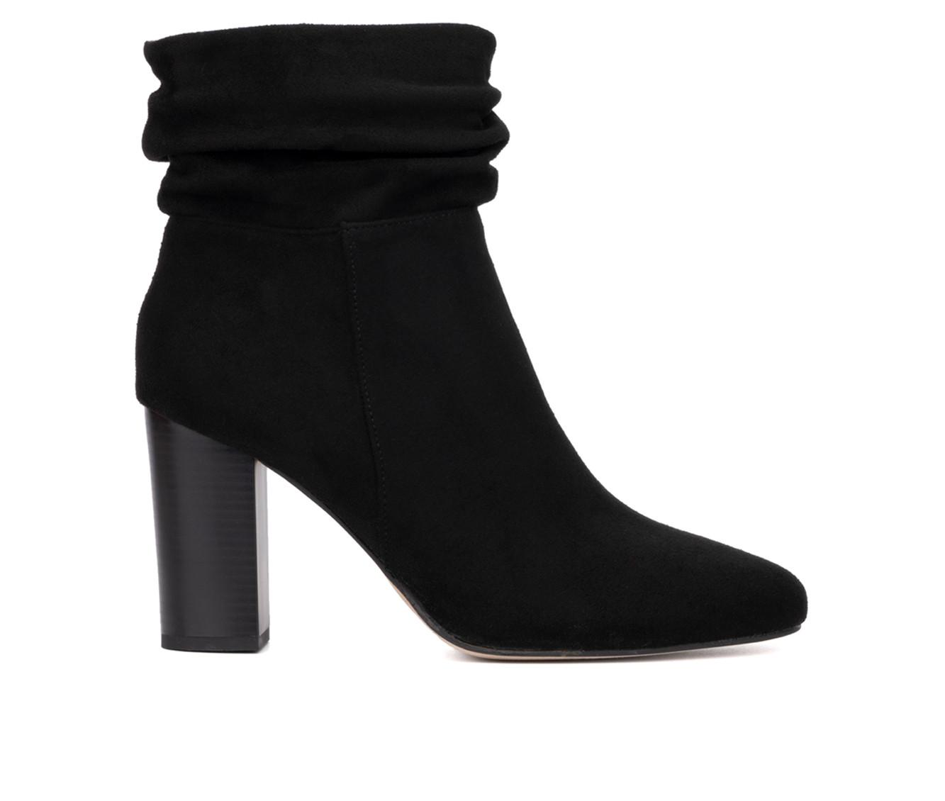 Women's New York and Company Sandy Heeled Booties