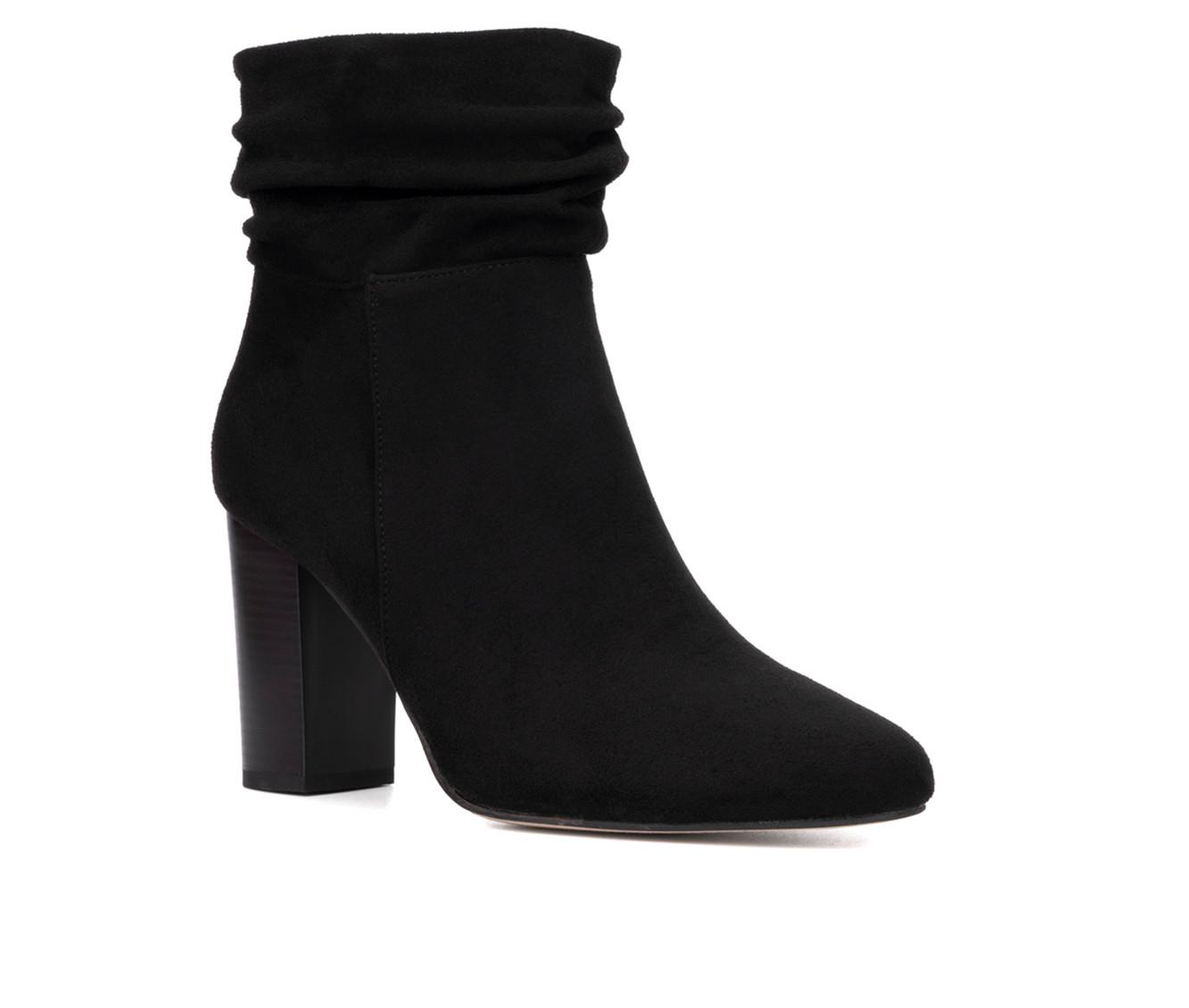 Women's New York and Company Sandy Heeled Booties