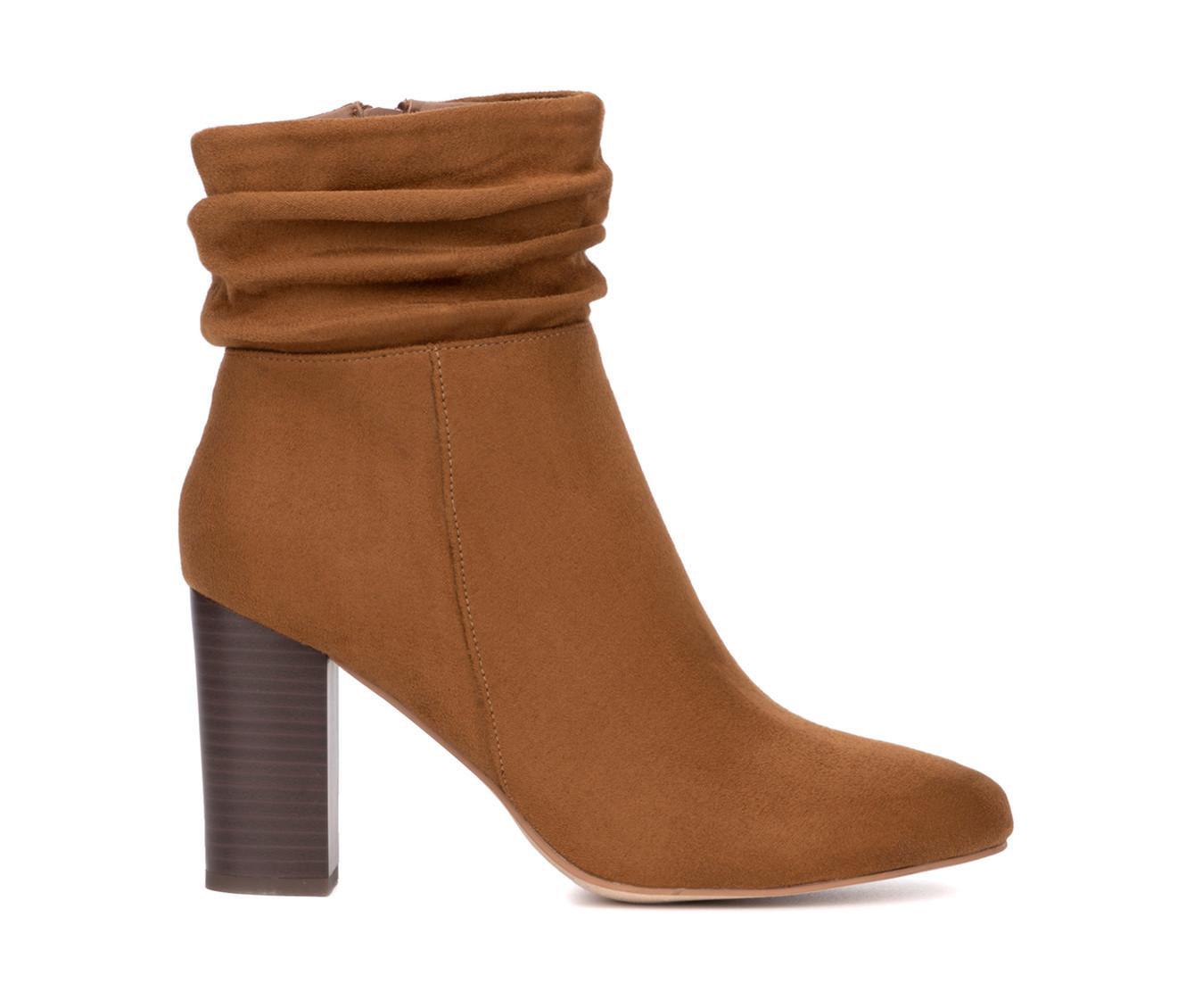 Women's New York and Company Sandy Heeled Booties