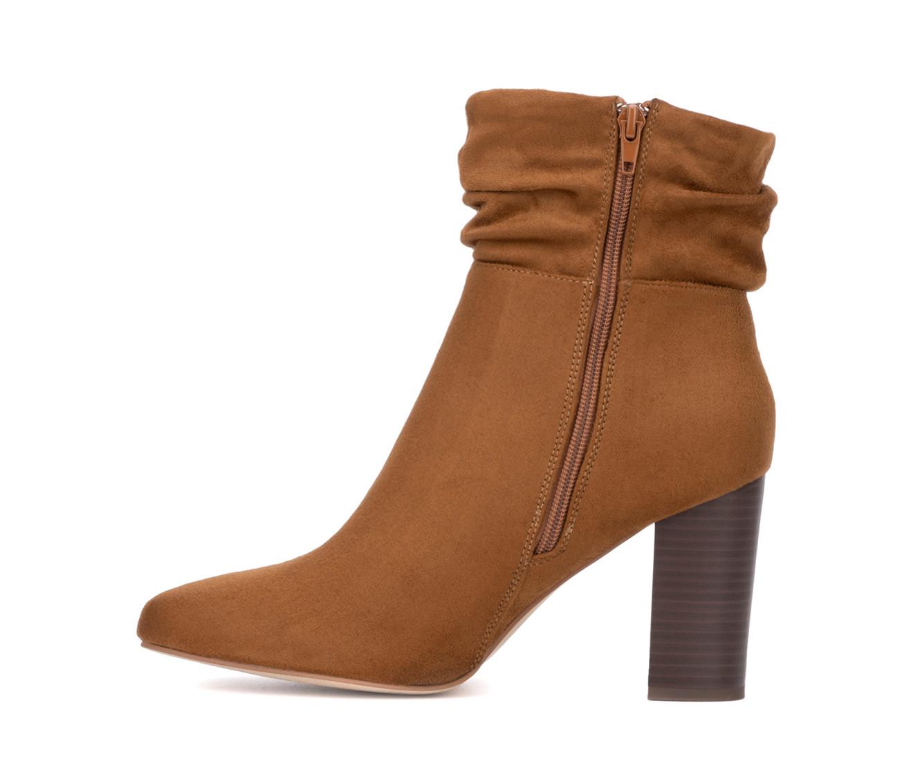 Women's New York and Company Sandy Heeled Booties