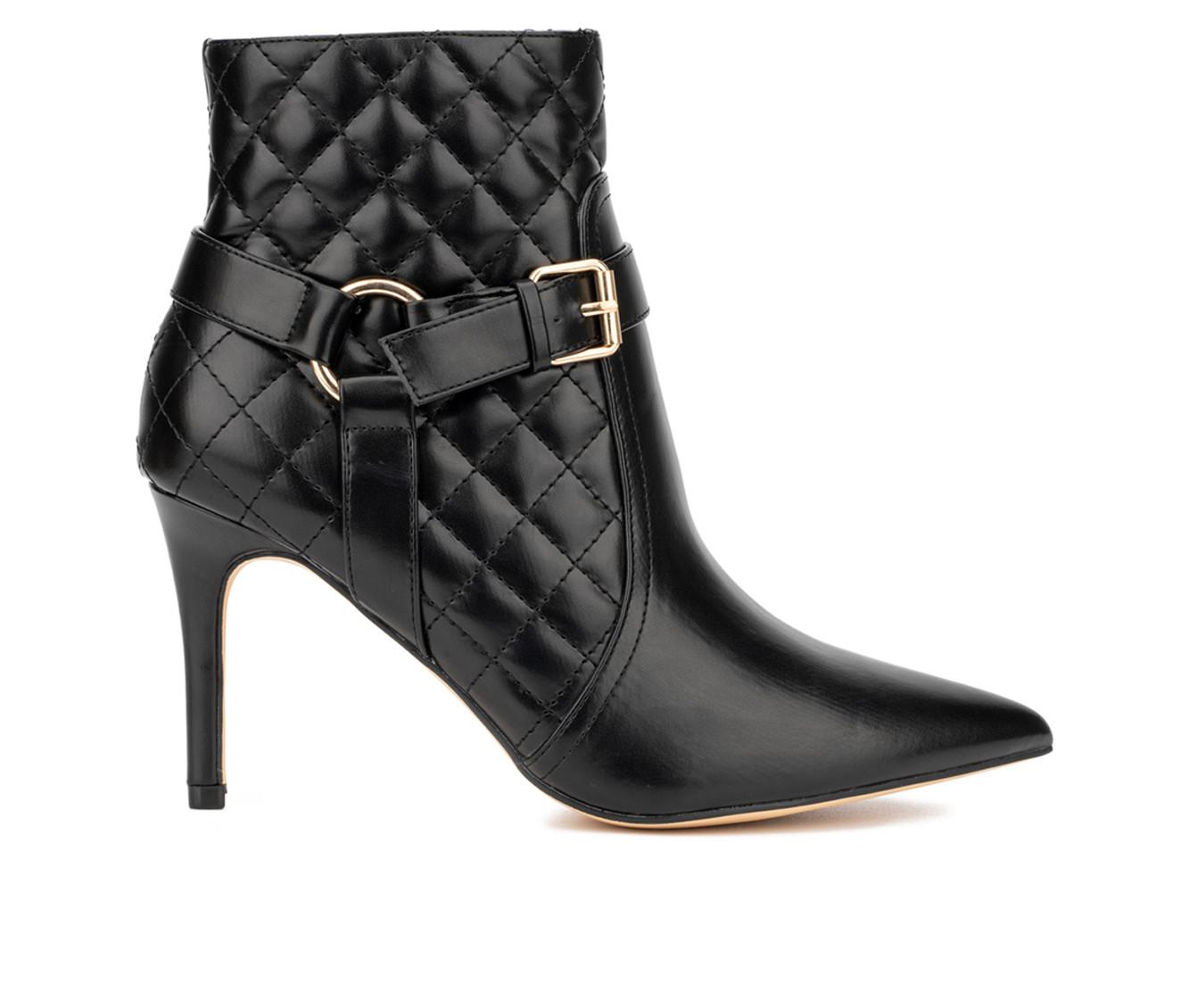 Women's New York and Company Magdalena Heeled Booties