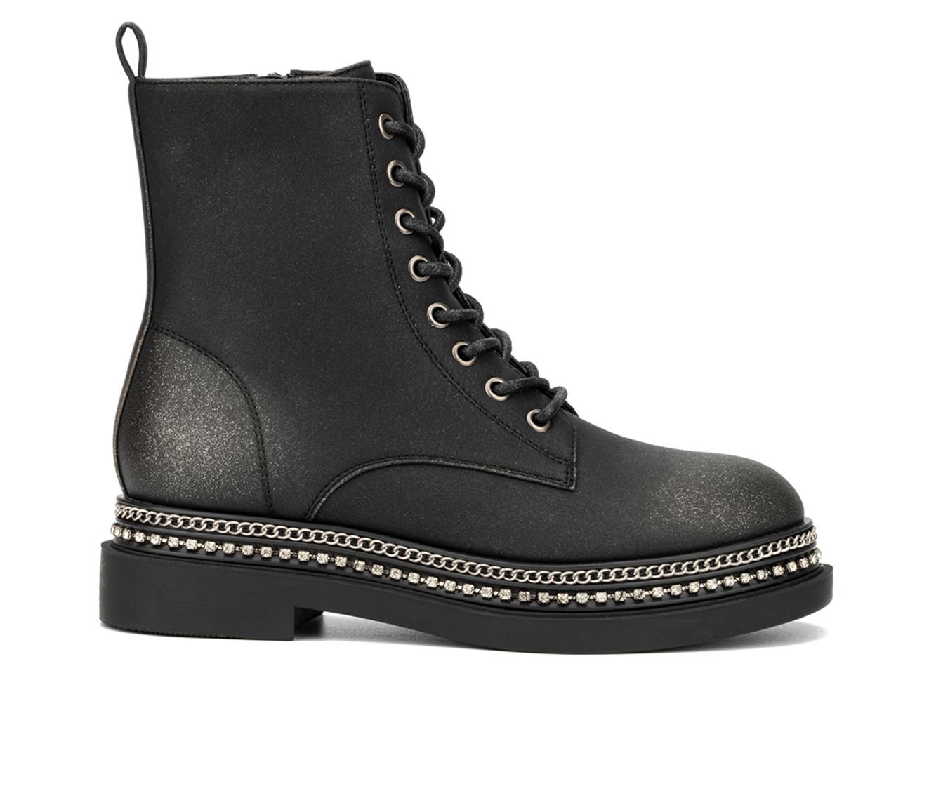 Women's New York and Company Kadence Combat Booties