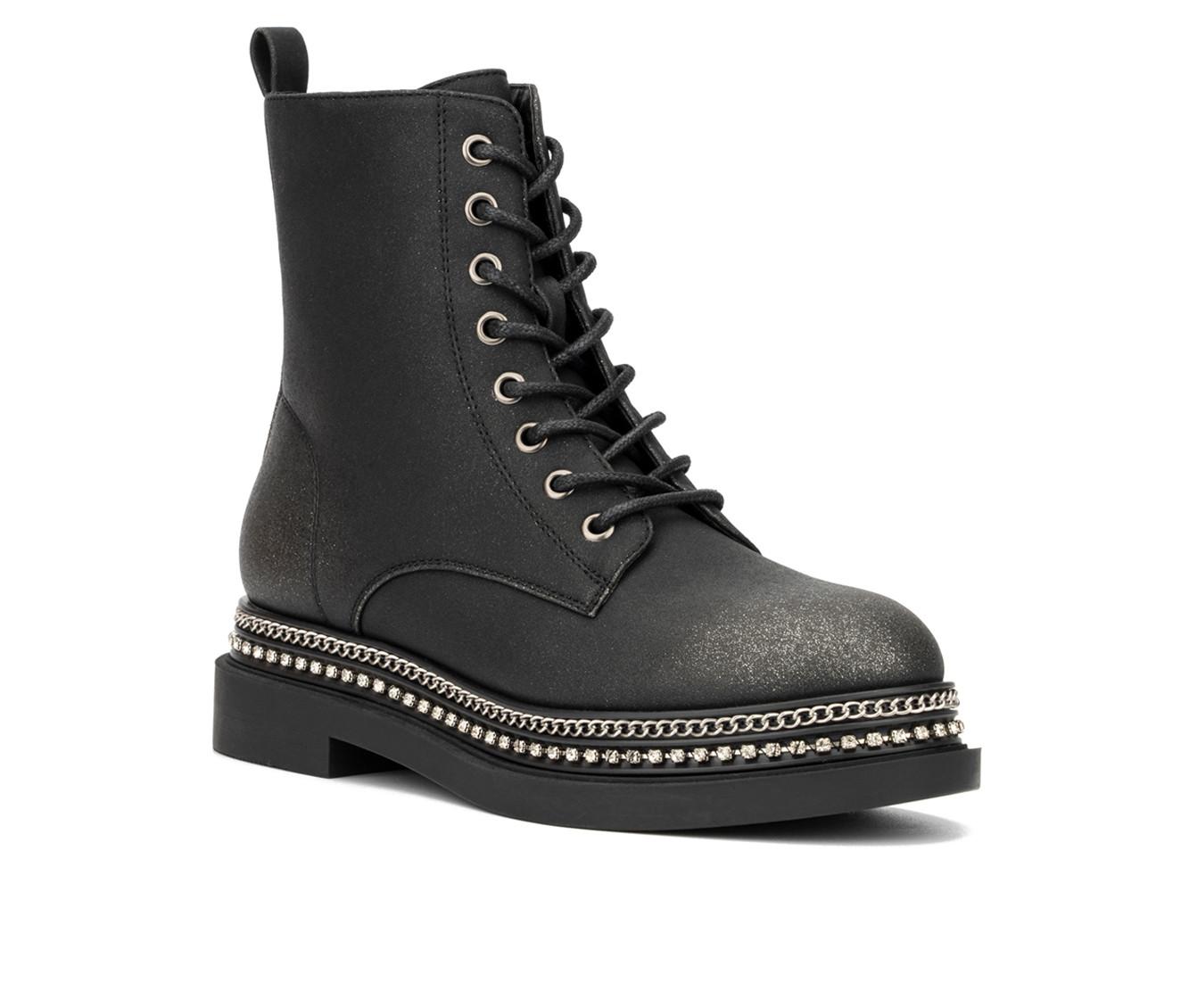 Women's New York and Company Kadence Combat Booties