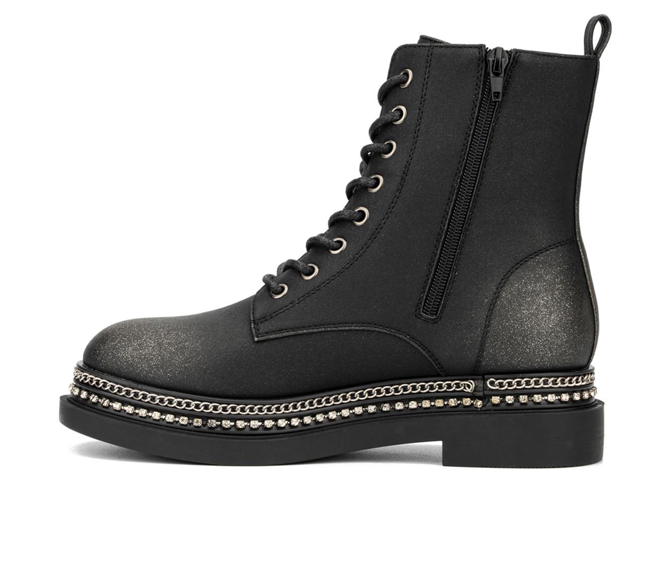 Women's New York and Company Kadence Combat Booties