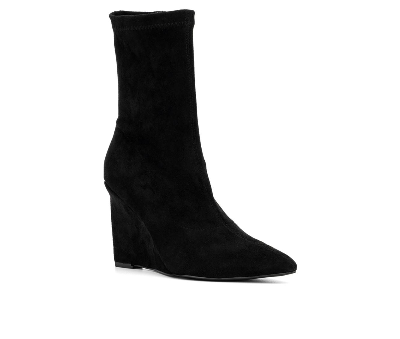 Women's New York and Company Odette Wedge Booties