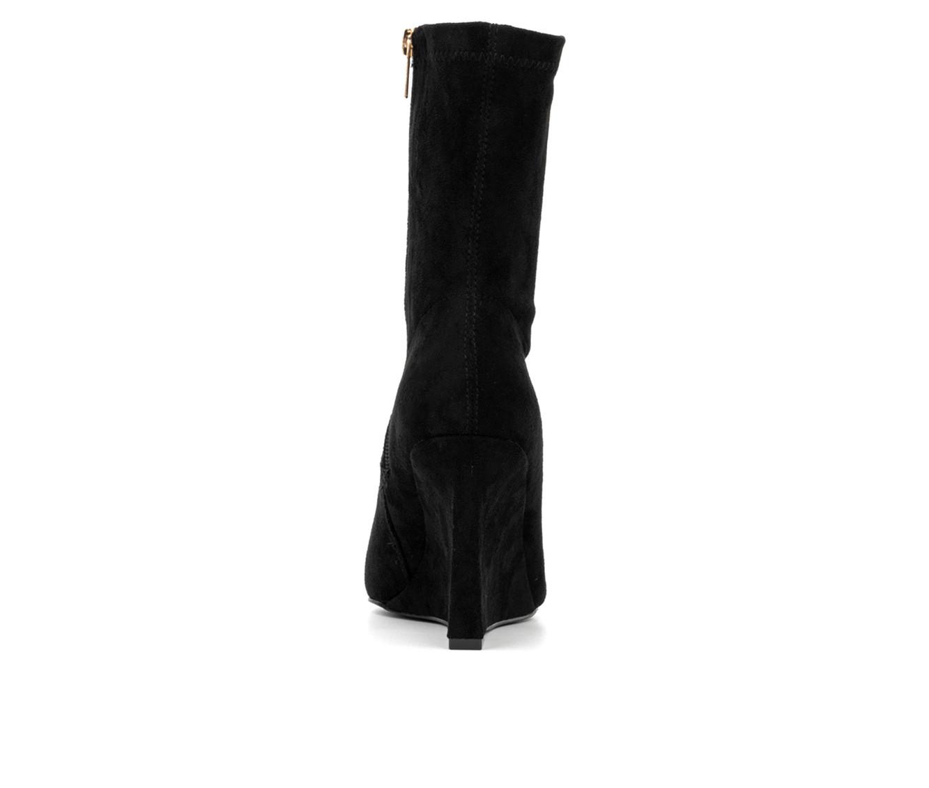 Women's New York and Company Odette Wedge Booties