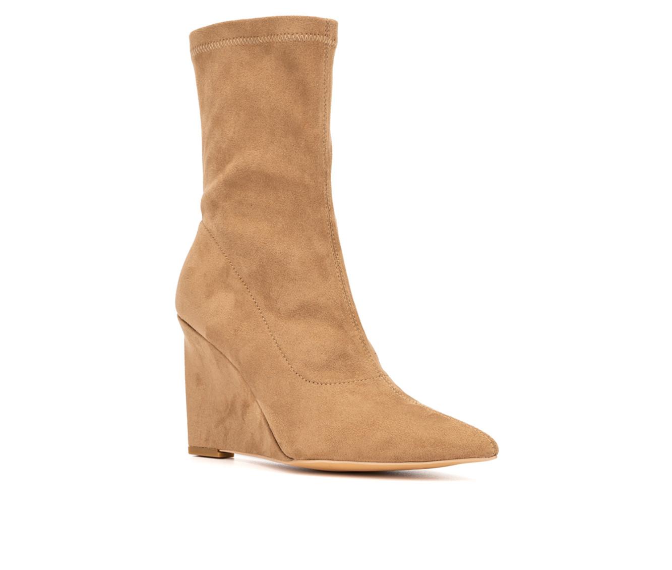 Women's New York and Company Odette Wedge Booties