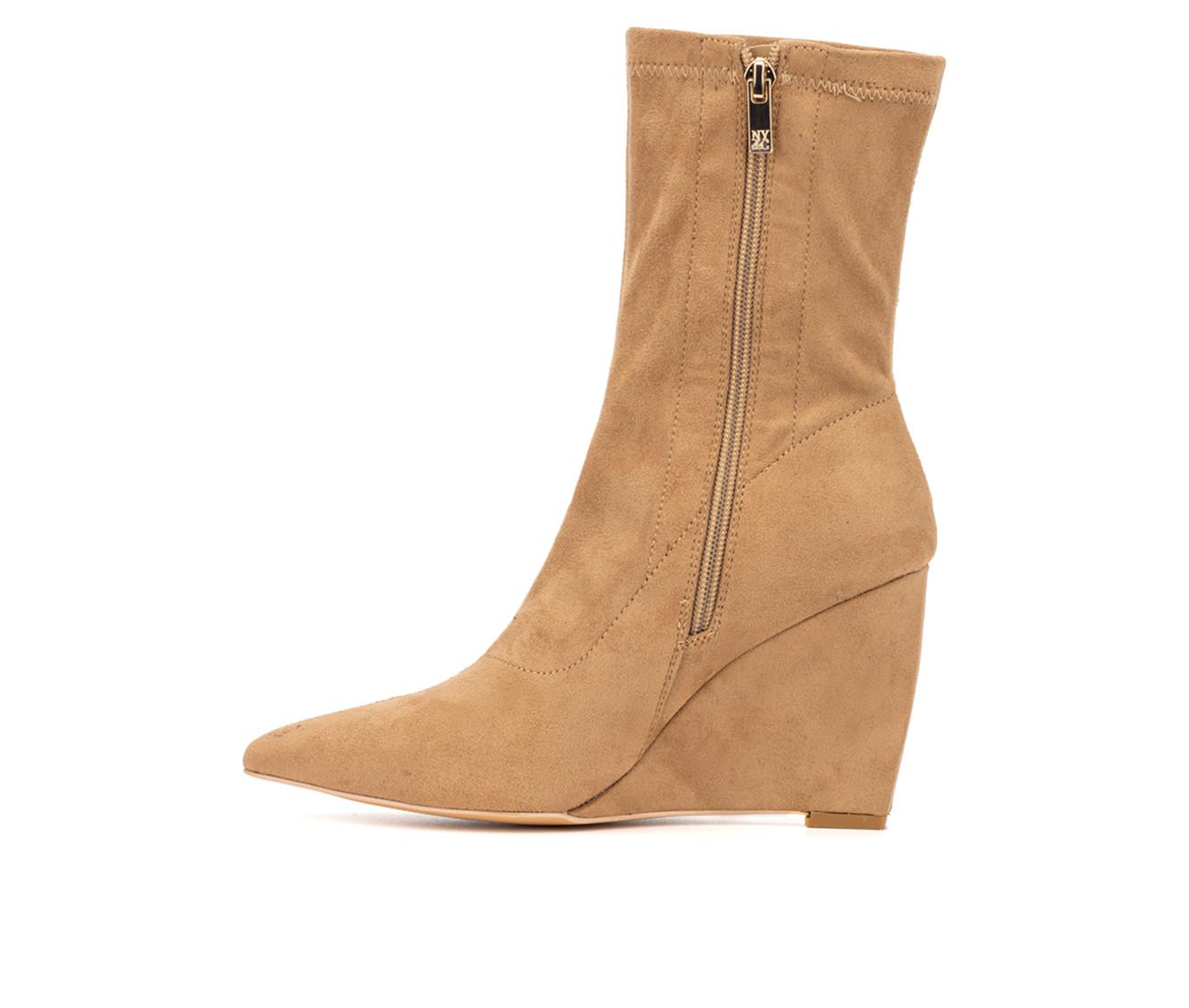 Women's New York and Company Odette Wedge Booties