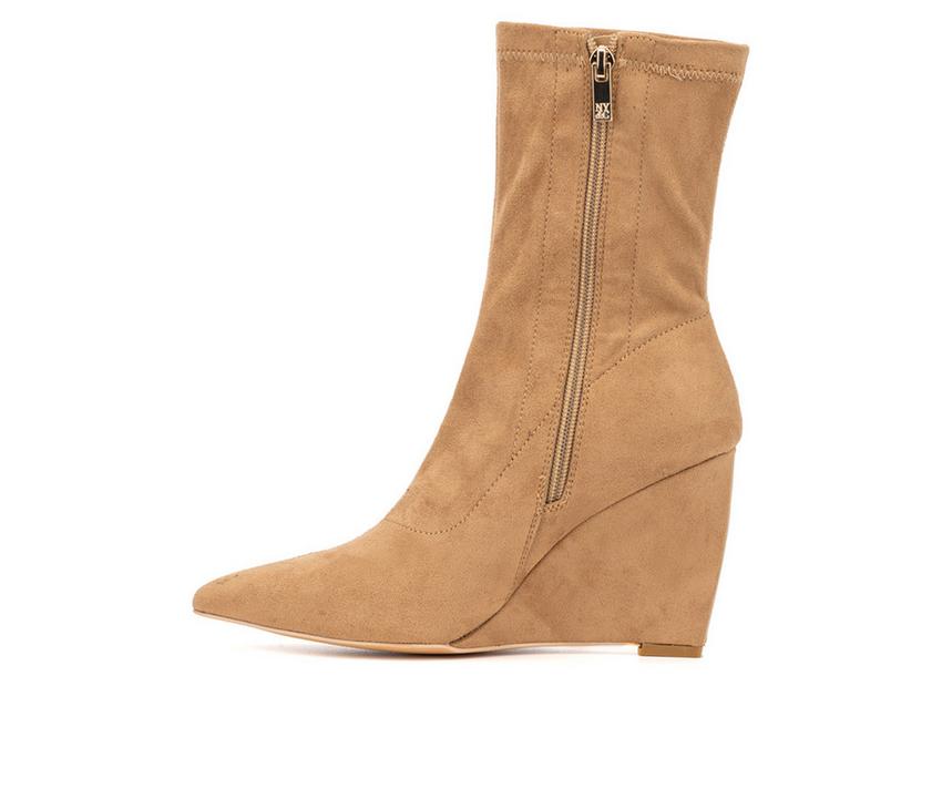 Women's New York and Company Odette Wedge Booties