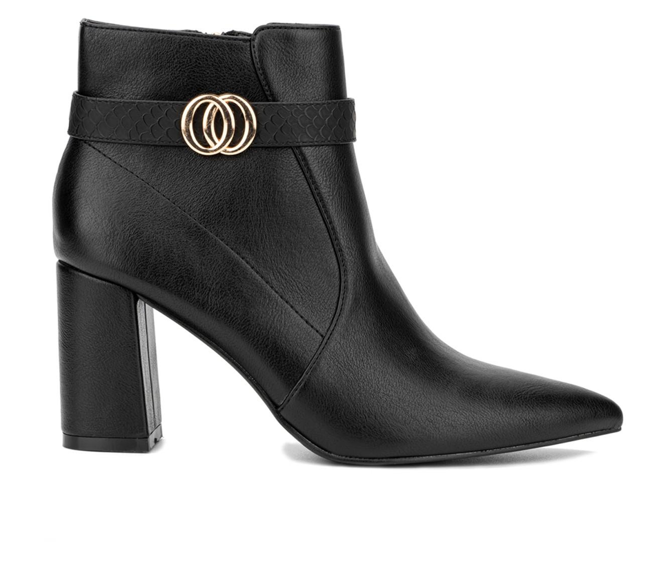 Women's New York and Company Elisabeth Heeled Booties