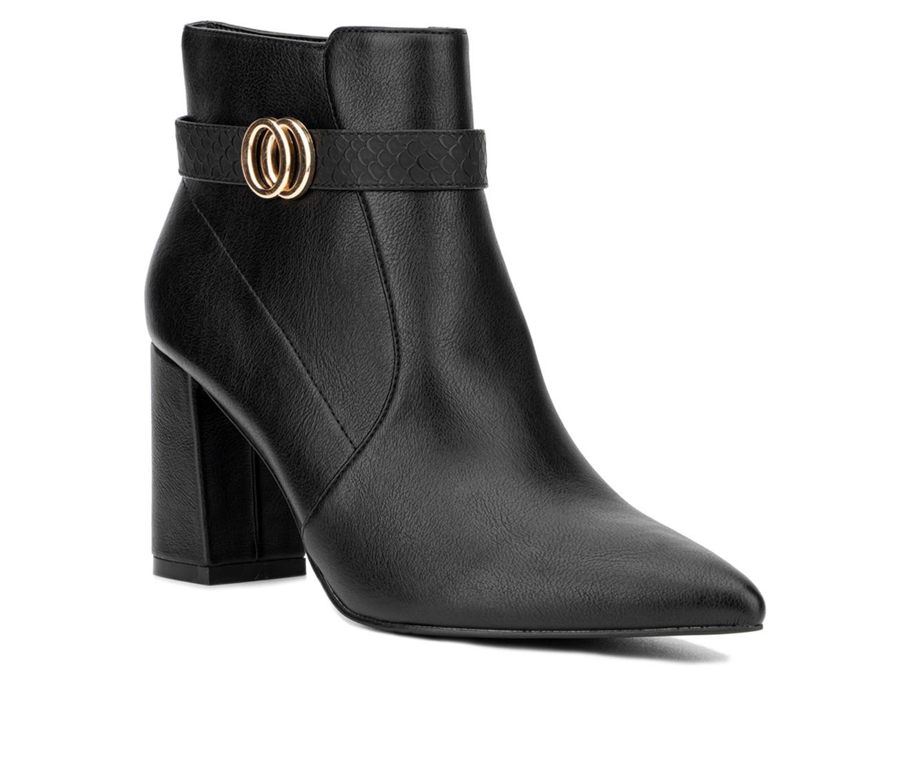 Women's New York and Company Elisabeth Heeled Booties