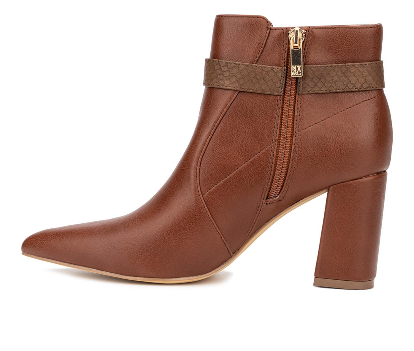 Women's New York and Company Elisabeth Heeled Booties