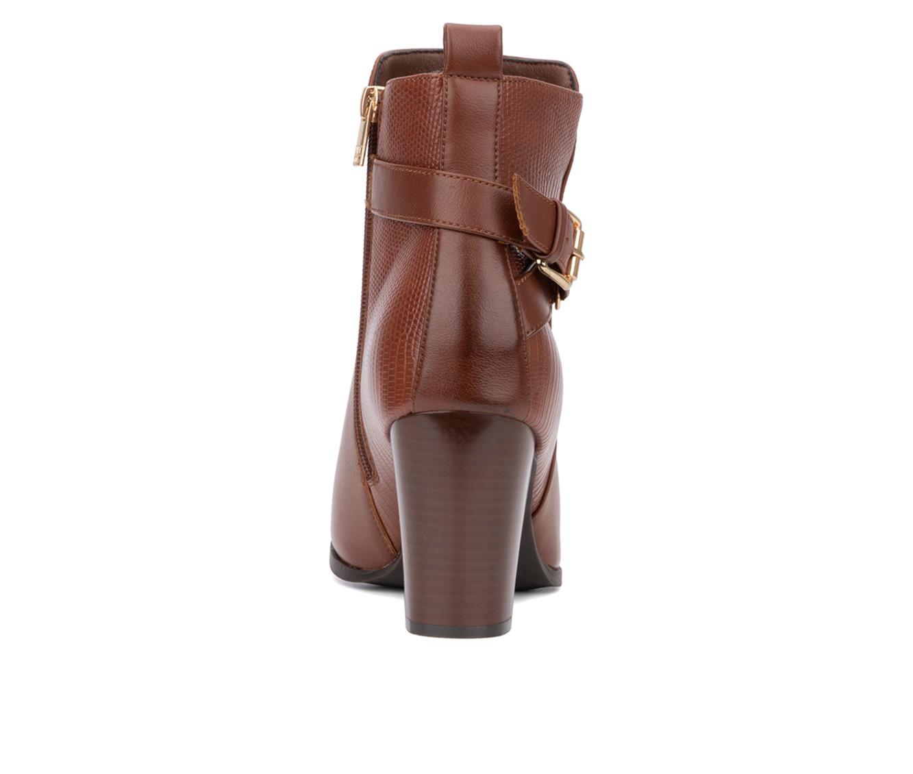 Women's New York and Company Andra Heeled Booties