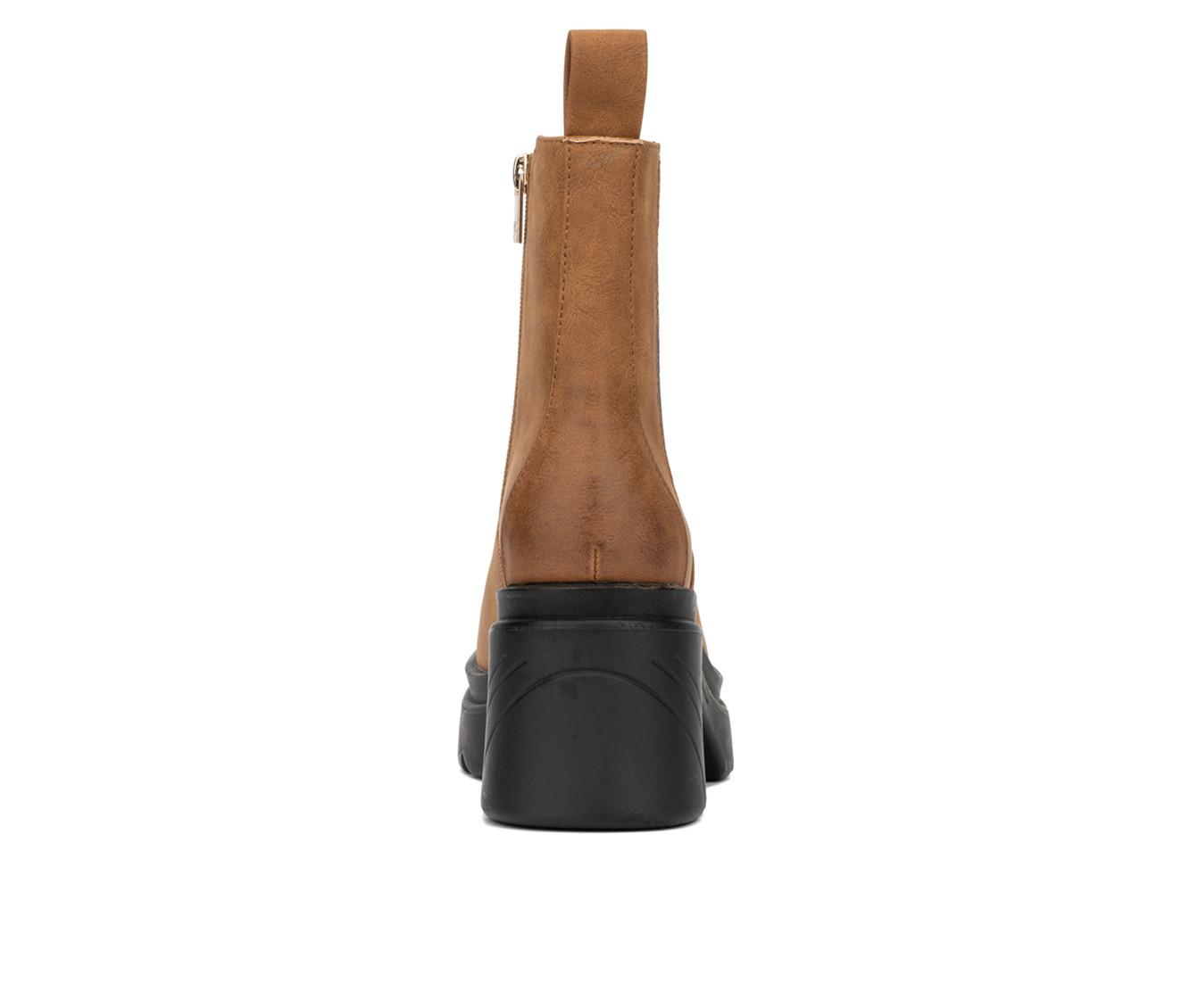 Women's New York and Company Tessa Heeled Chelsea Booties