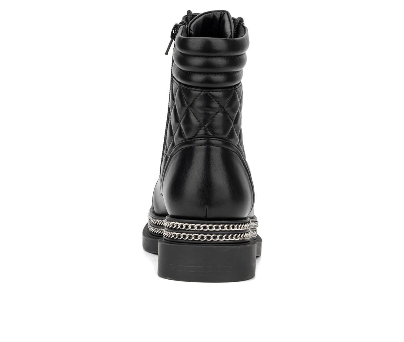 Women's New York and Company Katelynn Lace Up Booties