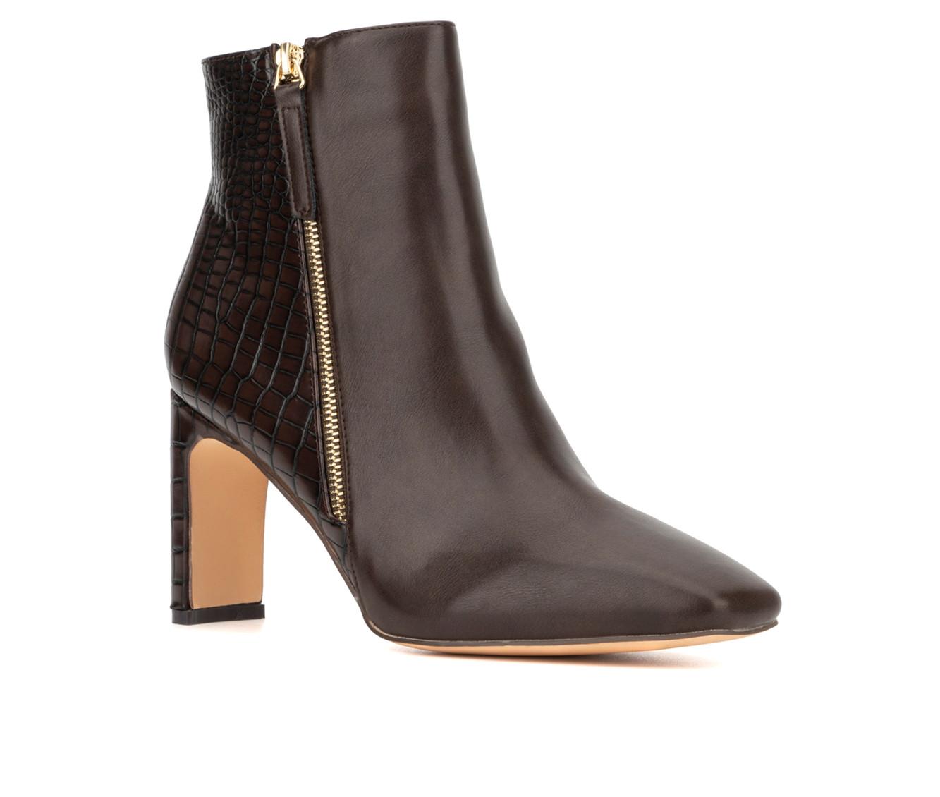 Women's New York and Company Una Heeled Booties
