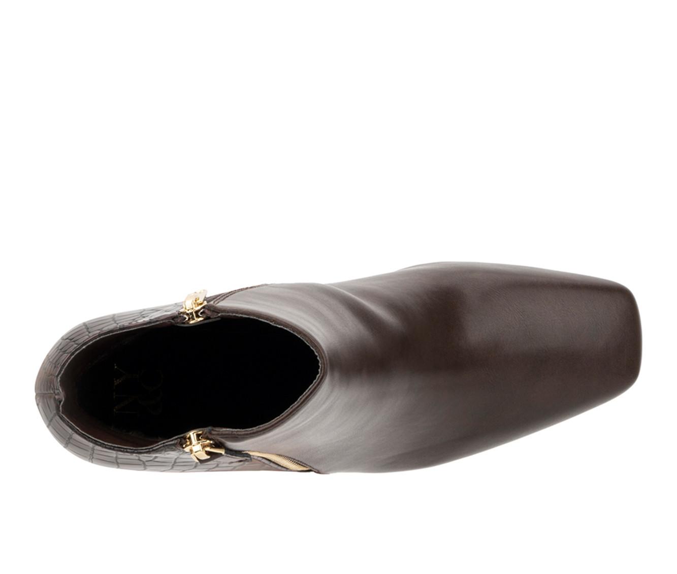 Women's New York and Company Una Heeled Booties