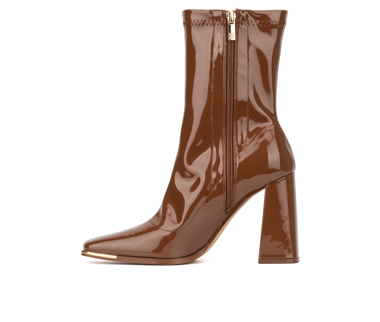 Women's New York and Company Zana Heeled Booties